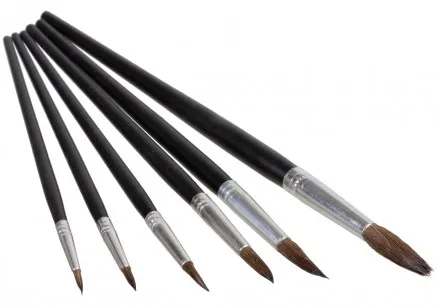 Artino Malerpensler/Kunstnerpenselsæt Runde Gedehår Ass. størrelser -